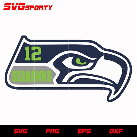 Seattle Seahawks Logo Svg Nfl Svg Eps Dxf Png Digital File Svg