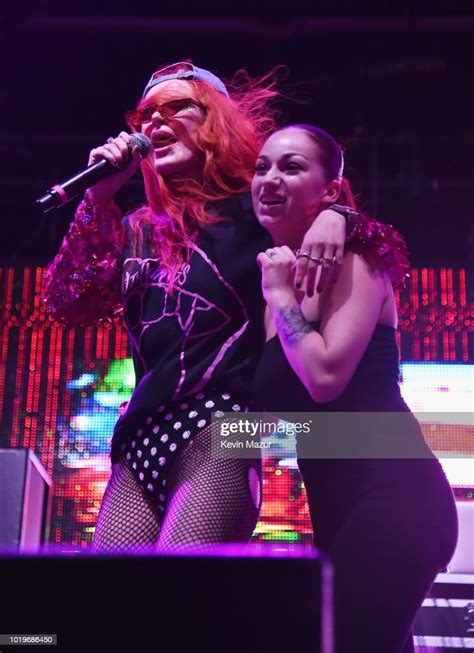 bella thorne and bhad bhabie perform onstage during day 2 of news photo getty images