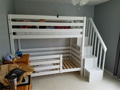 How To Assemble A Bunk Bed With Stairs Bunk Bed Idea