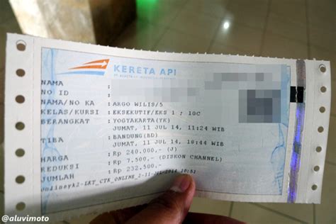 Tourist info available in english Cara Menukar Tiket Kereta Api yang Dipesan via Online ...