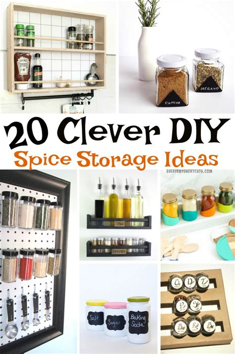 20 Clever Diy Spice Storage Ideas Everyday Shortcuts