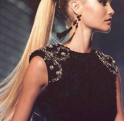 Earring Long Ponytail Hairstyles Long Ponytails Casual Hairstyles