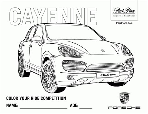 Coloring pages of muscle cars: Coloring Pages Porsche - Coloring Home