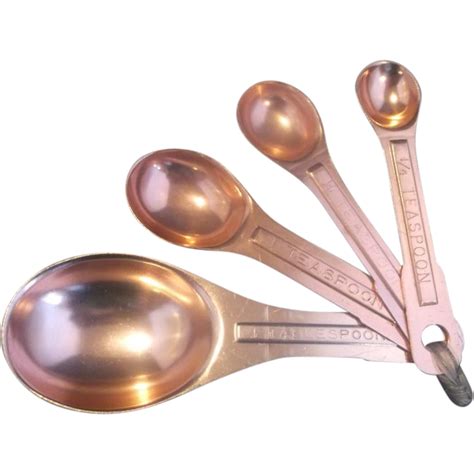 Pink Aluminum Measuring Spoon Set | Spoon set, Measuring ...