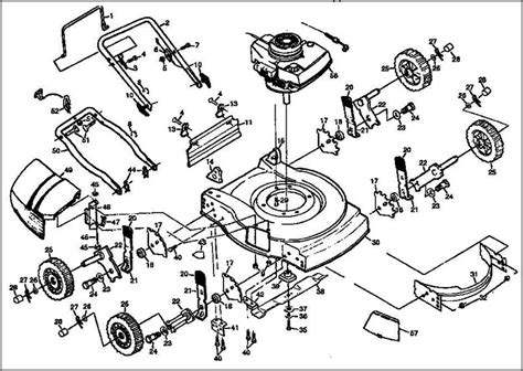 Craftsman Lawn Mower Engine Parts Diagram Home And Garden Designs