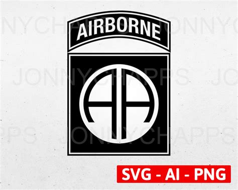 82nd Airborne Division Army Infantry Logo Digital Vector Ai Etsy