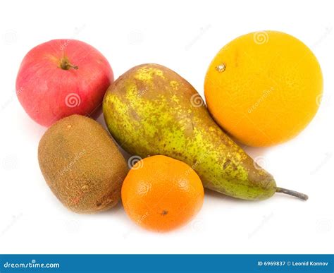 Fruit Orange And Pear Stock Image Image Of Oranges Food 6969837