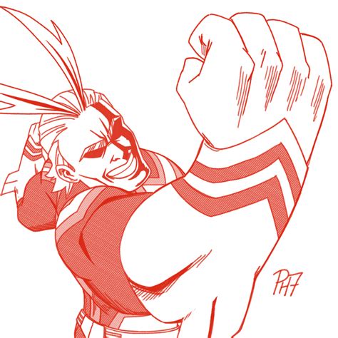 All Might By Pencilhead7 On Deviantart