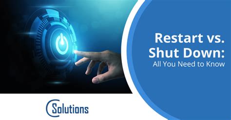 restart vs shut down all you need to know c solutions it