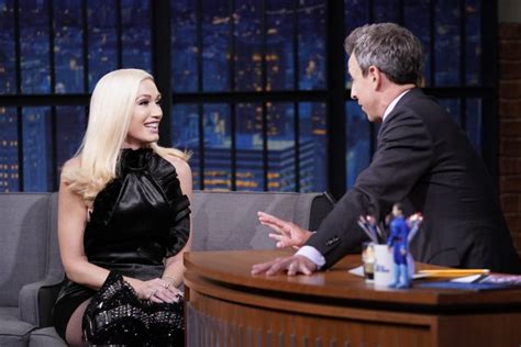 Gwen Stefani Appears On Tuesday S Late Night With Seth Meyers Watch Now