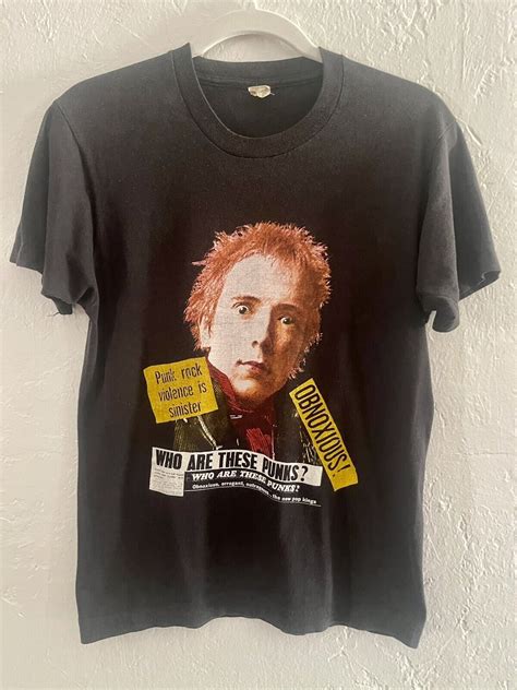 Rare Johnny Rotten Sex Pistols Vintage T Shirt 70s 8 Gem