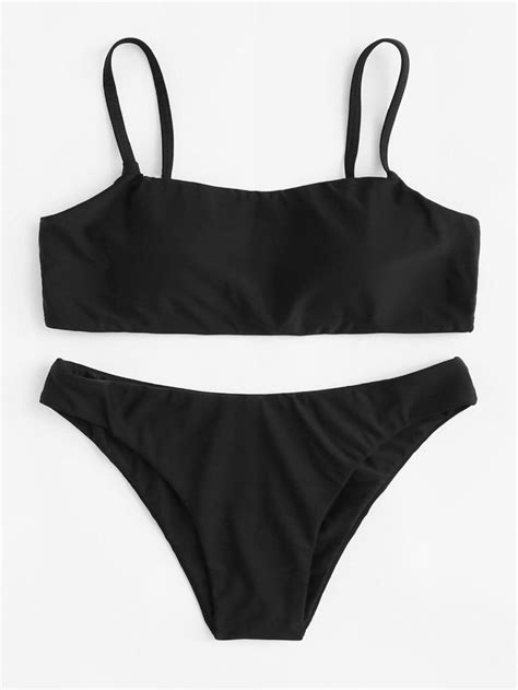 Shop Adjustable Straps Bikini Set Online Shein Offers Adjustable