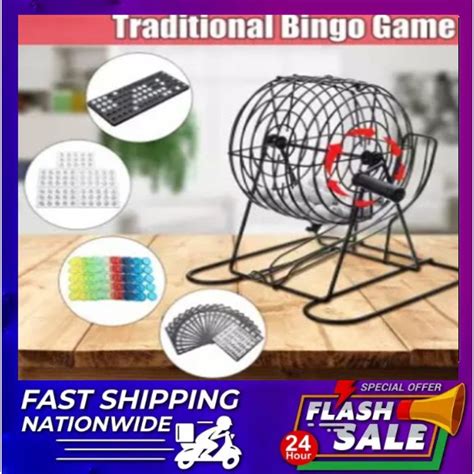 Local Delivery！bingo Deluxe Set Bingo Cage With Random Ball Selector Shopee Philippines