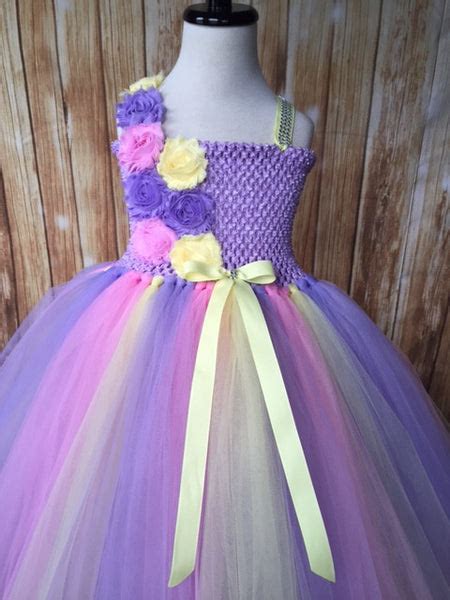 Lavender Flower Girl Tulle Dress Purple Tutu Dress Girls Lavender