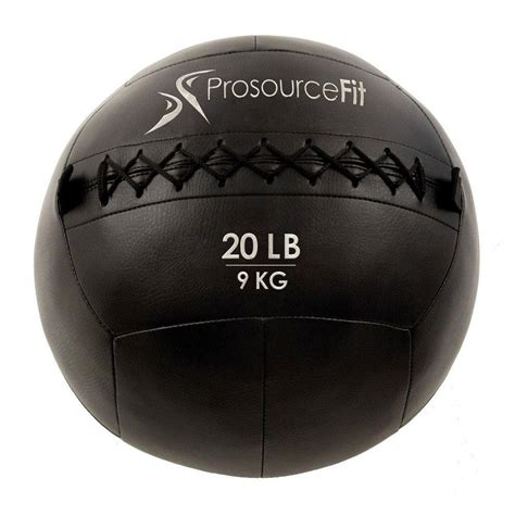 Медбол медицинский мяч Prosource Soft Medicine Ball 9 кг черный