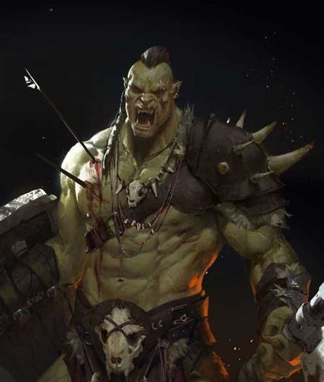 Character Inspiration Dump Orc Warrior Character Art Fantasy
