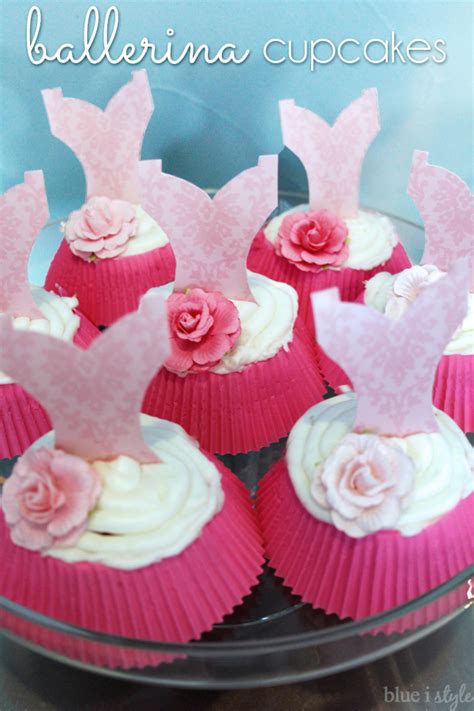 How To Make Easy And Adorable Ballerina Cupcakes Blue I Style