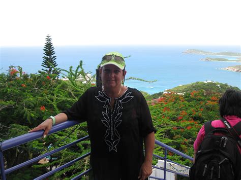 here i am atop of paradise point st thomas usvi the view was breathtaking 2012 vacation