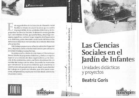 La Ciencias Sociales En El Jardín De Infantes Beatriz Goris