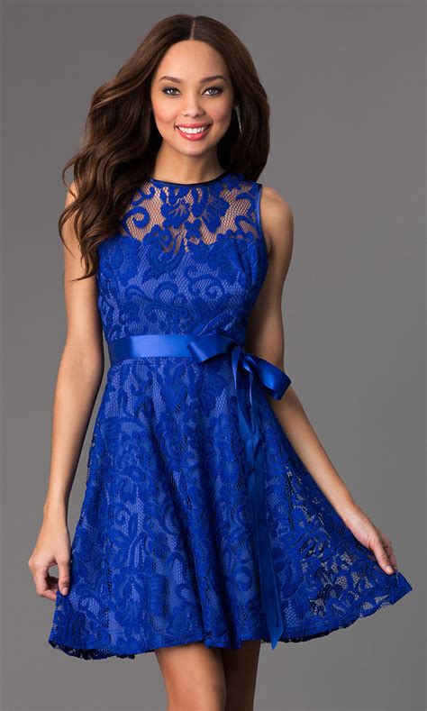 Maybe you would like to learn more about one of these? Sleeveless Cheap Short Lace Party Dress - PromGirl
