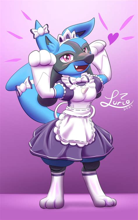 Oc Have A Maid Lucario To Cheer Up Your Day R Lucario