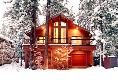 North Lake Tahoe Luxury Vacation Home Wintertime Winter Fun