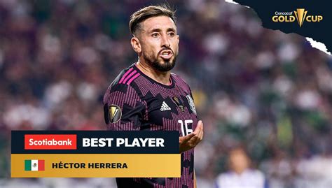 el mexicano héctor herrera gana el premio al mejor jugador de la copa oro 2021