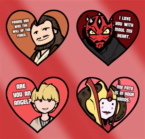 Star Wars Love Stickers | Geek? me? ~yeah! | Pinterest