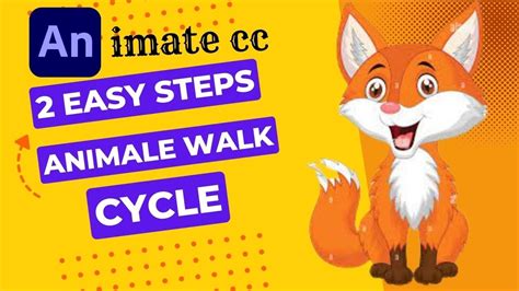 2 Easy Step Animal Walk Cycle Adobe Animate Cc 2022 Bangla Tutorial