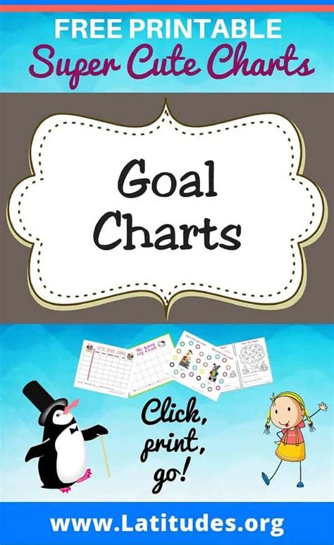 Free Printable Goal Charts For Kids Acn Latitudes