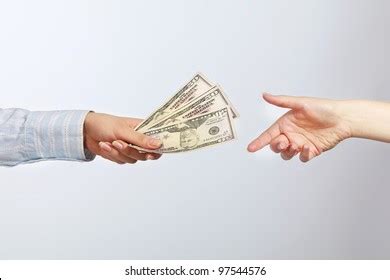Hand Giving Money Stock Photo Shutterstock