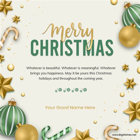 Editable Christmas Greetings Card Message For Friends