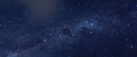 Download Wallpaper 2560x1080 Stars Starry Sky Nebula Galaxy Space