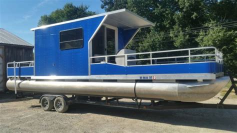 Maybe you would like to learn more about one of these? 32' Pontoon Boat w/ Trailer & Cabin ~ 350 Chevy Inboard ...