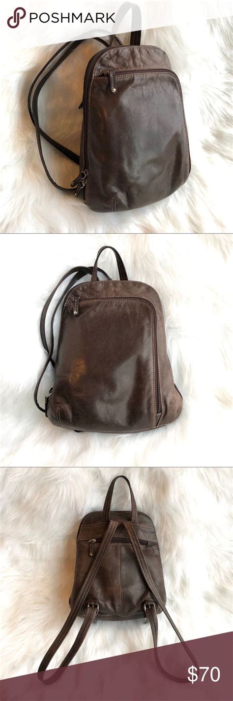 SOLD Tignanello Genuine Leather Backpack Bag Leather Bags Leather
