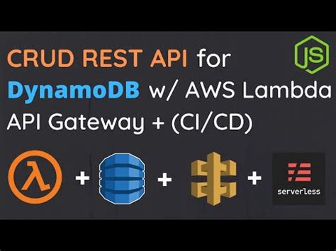 Build A Crud Rest Api For Dynamodb W Aws Lambda Api Gateway Using Node Js Aws Sdk V Serverless