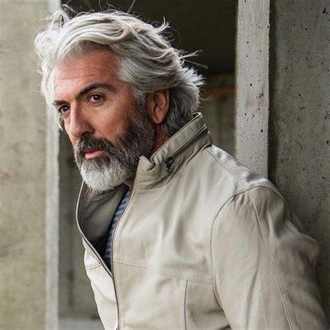 42 Hairstyles For Men With Silver And Grey Hair Men Hairstyles World