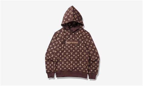 Black And White Louis Vuitton Supreme Hoodie Paul Smith