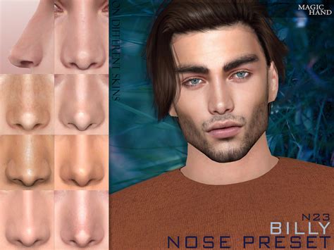 The Sims Resource Billy Nose Preset N23