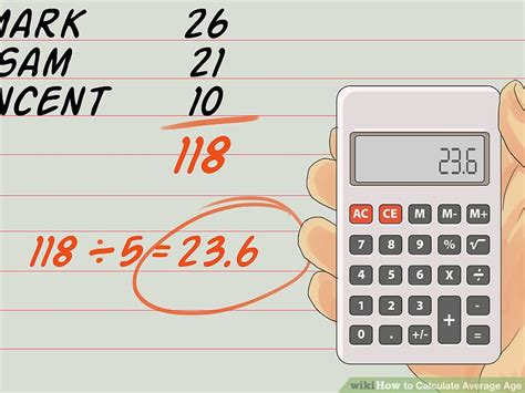 How To Calculate Average Age 9 Steps With Pictures Wikihow