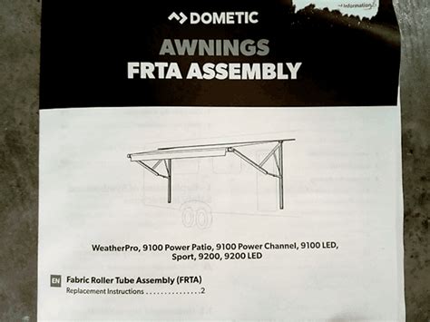 Dometic Weatherpro 9100 Power Patio Awning Onyx 17 Dutch Goat