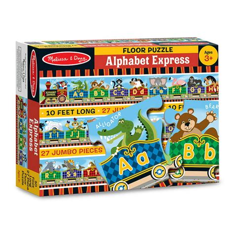 Melissa And Doug Alphabet Express Jumbo Jigsaw Floor Puzzle 27 Pcs 10
