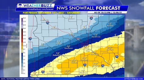 Winter Storm Watch Issued For Friday Weather Buzz