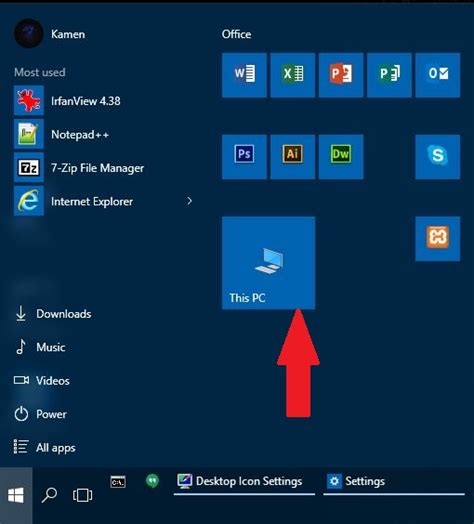 Display My Computer Icon Recycle Bin Icons On Windows 10