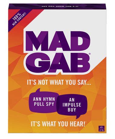 Quickly memorize the terms, phrases and much more. Mattel Mad Gab | Walmart Canada