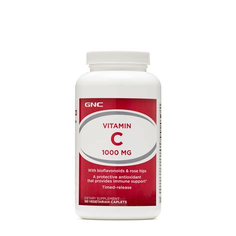 Gnc Vitamin C 1000mg 180 Capsules Provides Immune Support