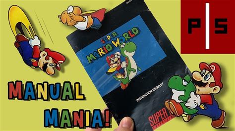 Super Mario World Snes Manual Mania Exploring Classic Video Game