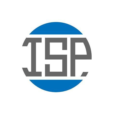 Isp Letter Logo Design On White Background Isp Creative Initials