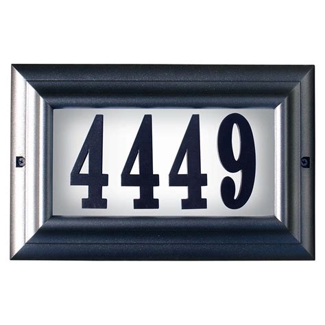 Check spelling or type a new query. QualArc Edgewood Large Aluminum Lighted Address Plaque-LTL ...