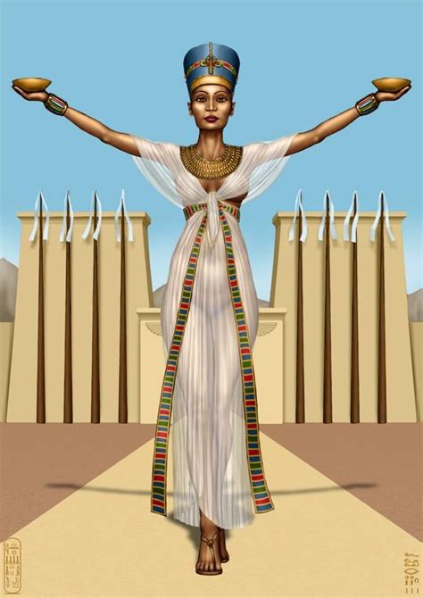 Nefertiti By Sleinadflar On Deviantart Ancient Egypt Fashion Ancient